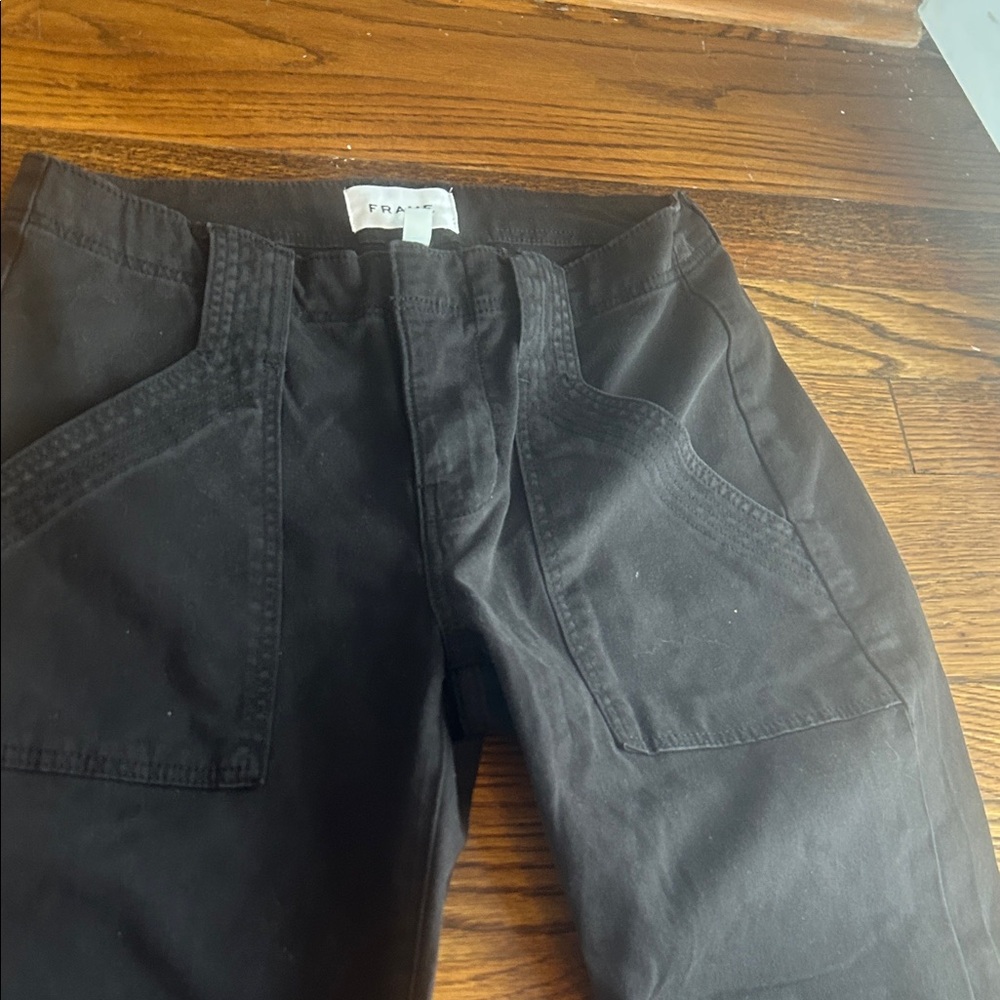 Frame Denim Women’s Dark Cargo Pants